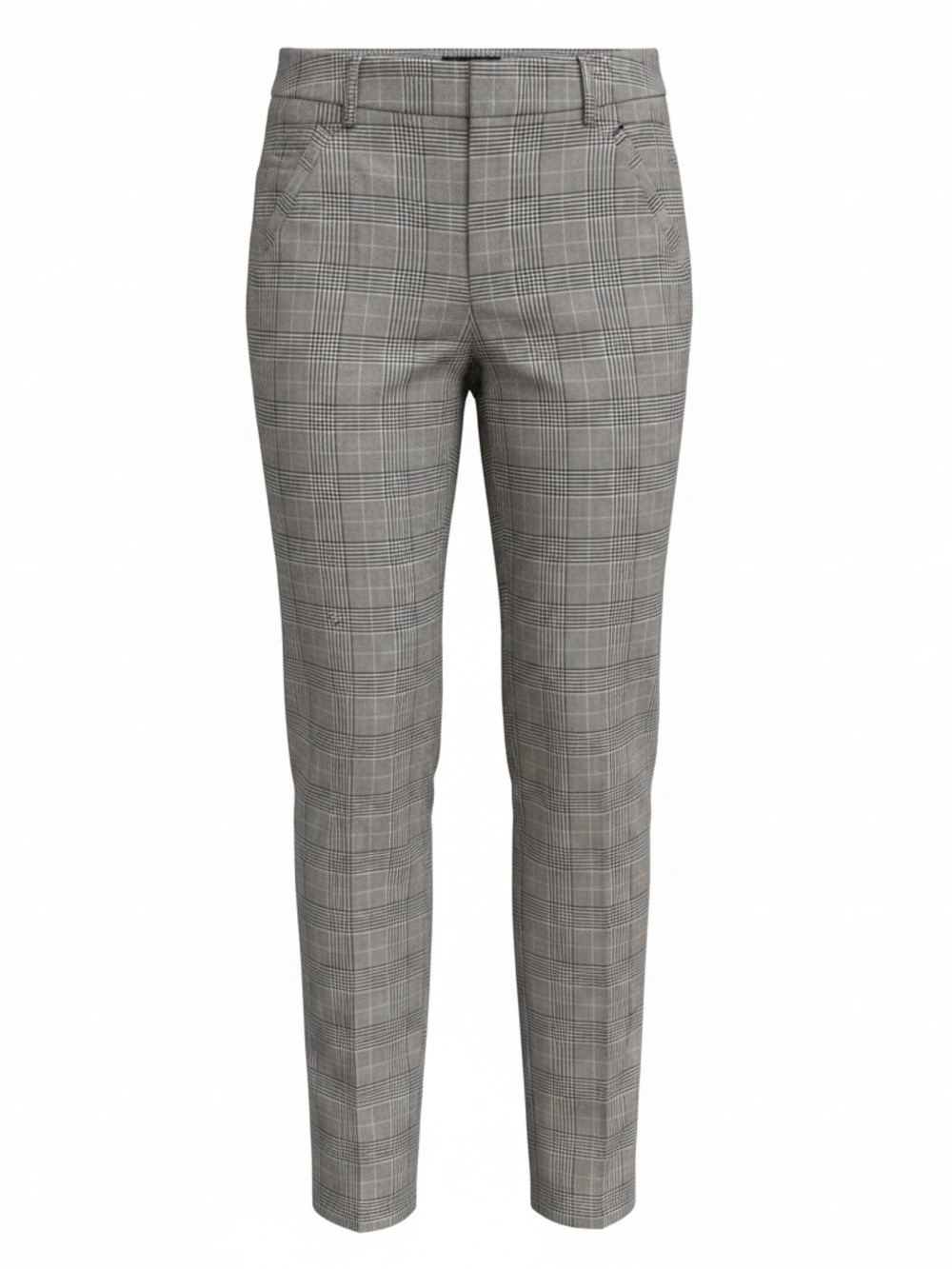 Soho Plaid Trousers in Black and White